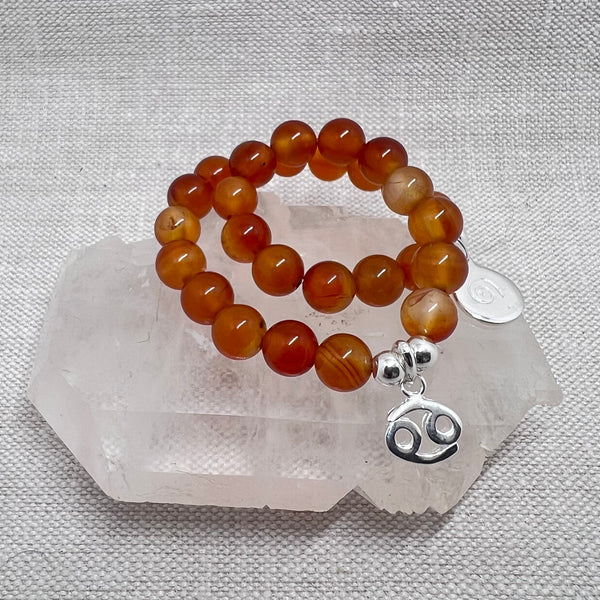 925 Silver and Semi Precious Stone Zodiac Bracelets