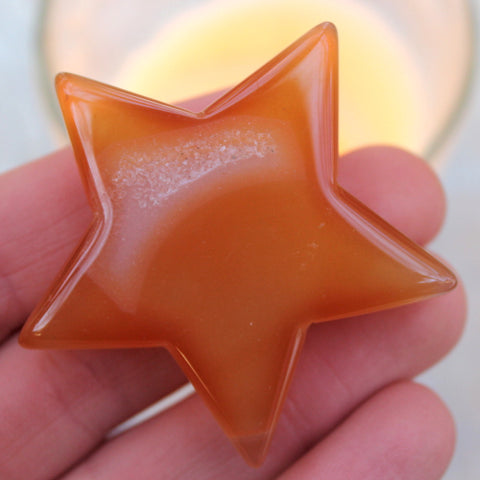 Chunky Carnelian Star