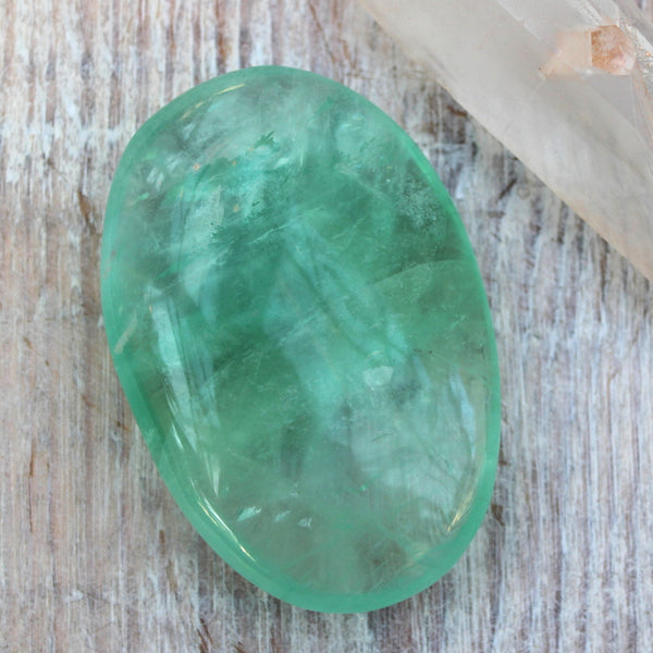 Ocean Green Large Fluorite Pebble