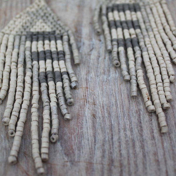 Handmade Clay Beaded 'Cenzontle' Guatemalan Earrings