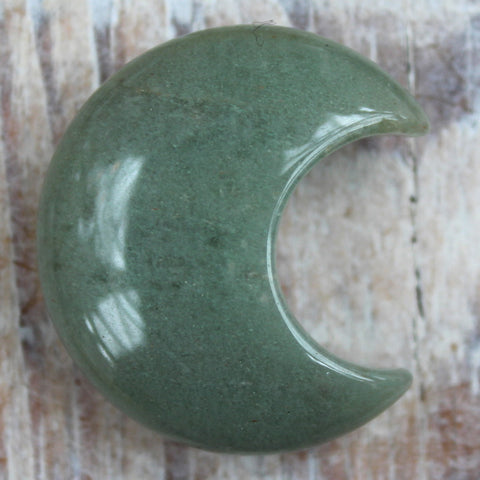 Green Aventurine Crescent Moon