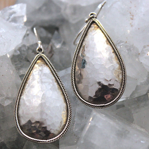 Sterling Silver Raindrop Earrings