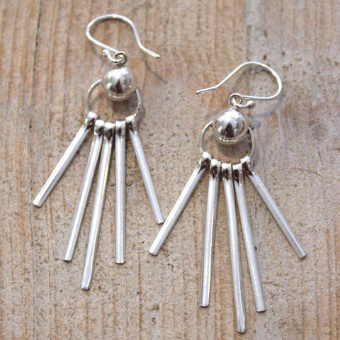 925 Sterling Silver Dangly Earrings