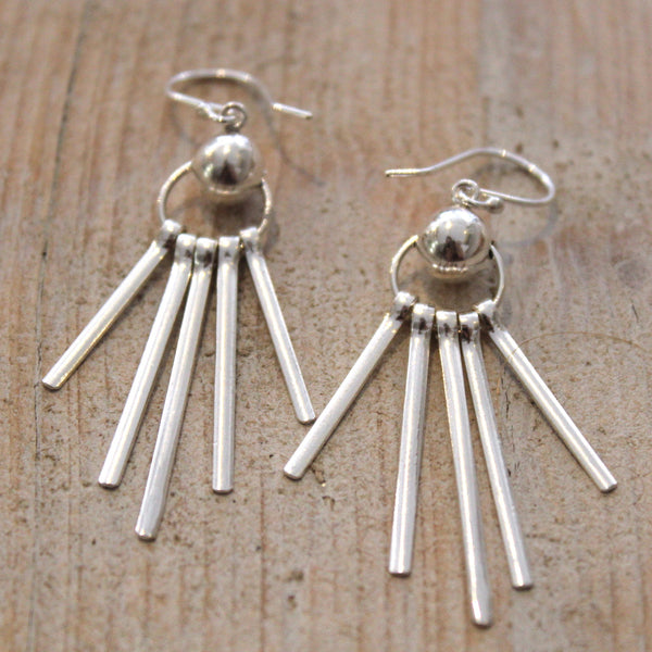 925 Sterling Silver Dangly Earrings