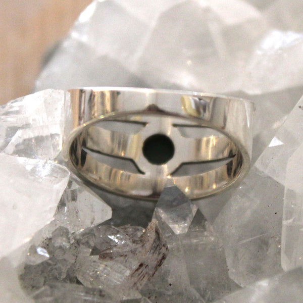 Turquoise and Sterling Silver Balinese Ring