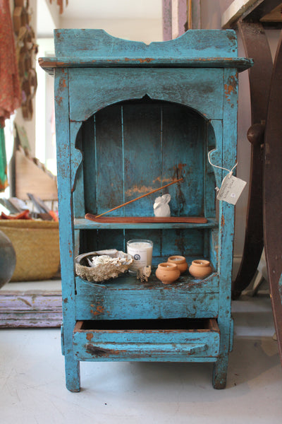 Vintage Indian Blue Shrine