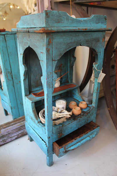 Vintage Indian Blue Shrine