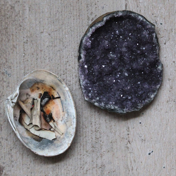 Amethyst Oval Druzy