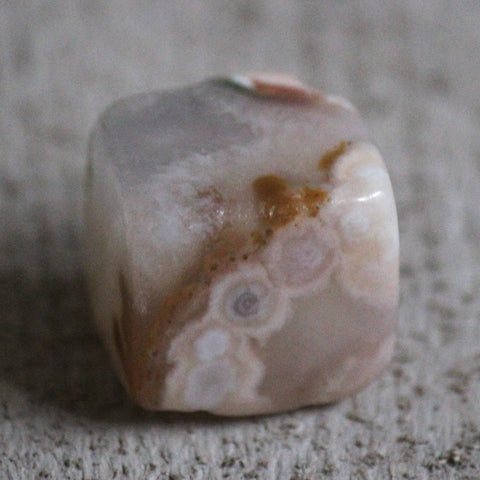 Flower Agate Cube