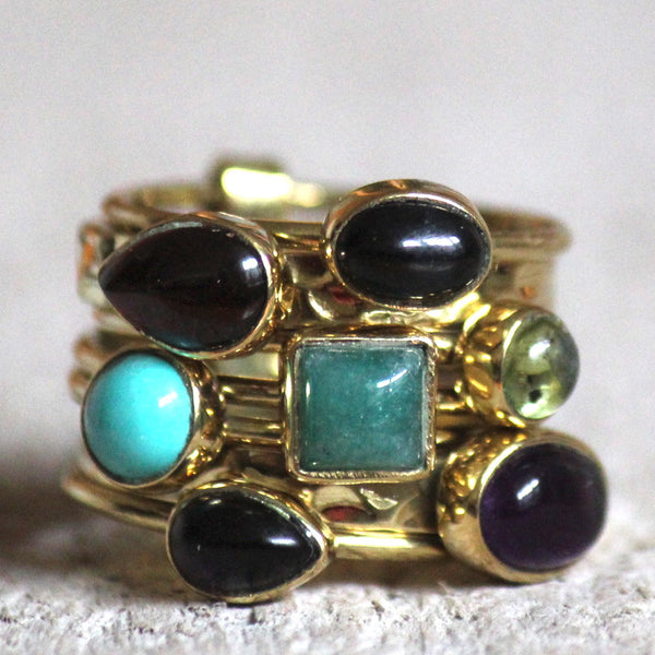 Brass Swizzle Rings Collection