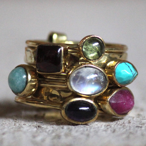 Brass Swizzle Rings Collection