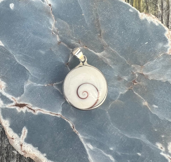 Shiva's Eye and 925 Silver Pendant