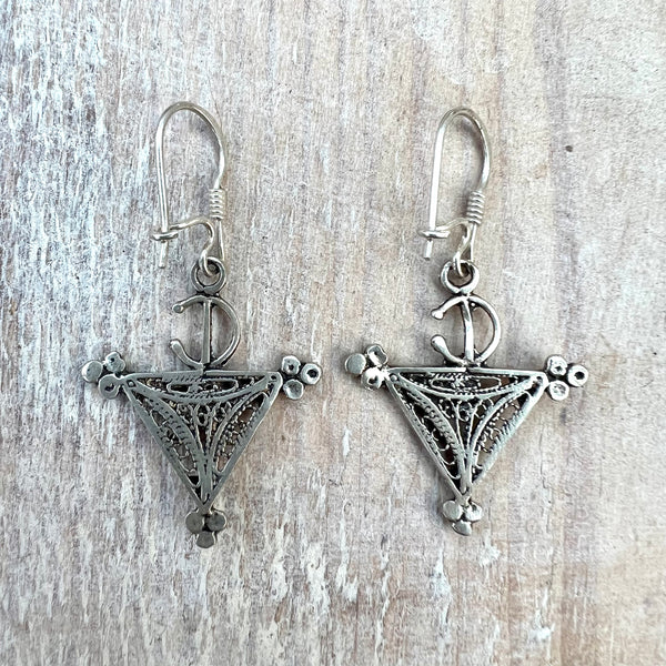 Small Tizerais Silver Earrings