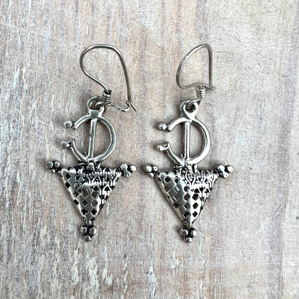 Small Tizerais Silver Earrings