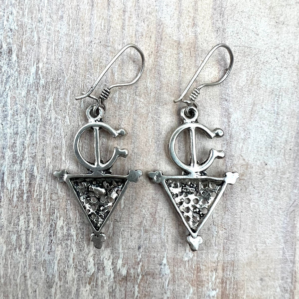 Small Tizerais Silver Earrings