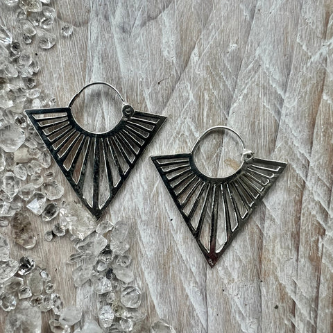 925 Silver 'Agarthika' Earrings