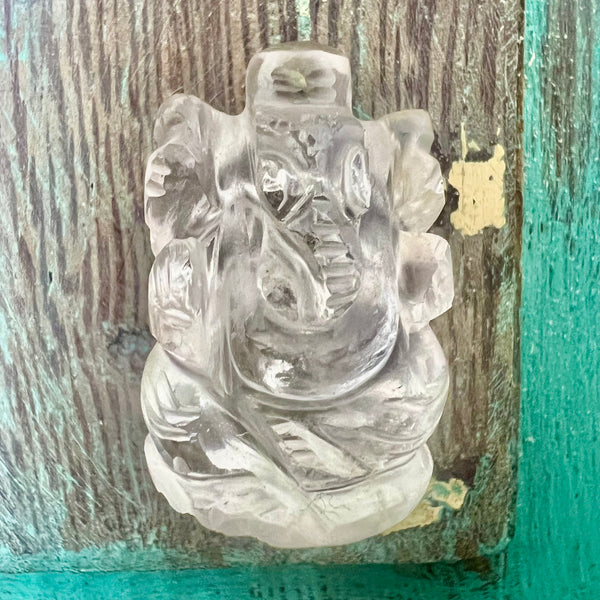 Mini Quartz Crystal Ganesha