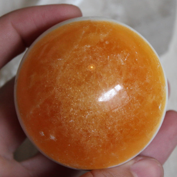Orange Calcite Sphere