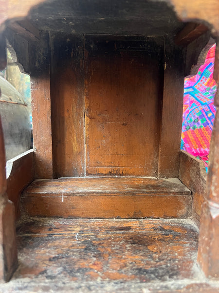 Vintage Indian Mini Wooden Shrine