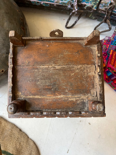 Vintage Indian Mini Wooden Shrine