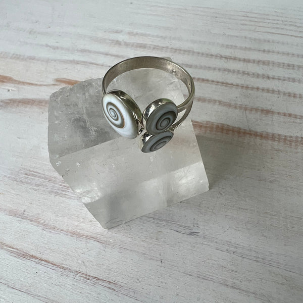 925 Sterling Silver Shiva's Eye Ring