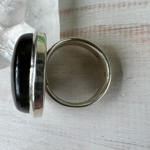 925 Sterling Silver and Labradorite Ring
