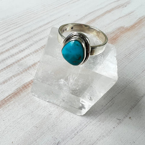 925 Sterling Silver Turquoise Ring