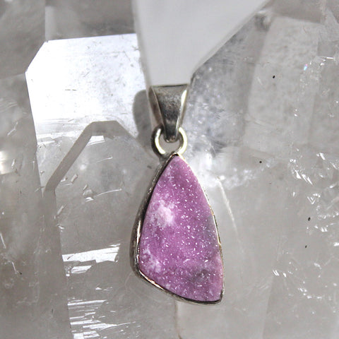 Cobalto Calcite and Sterling Silver Pendant
