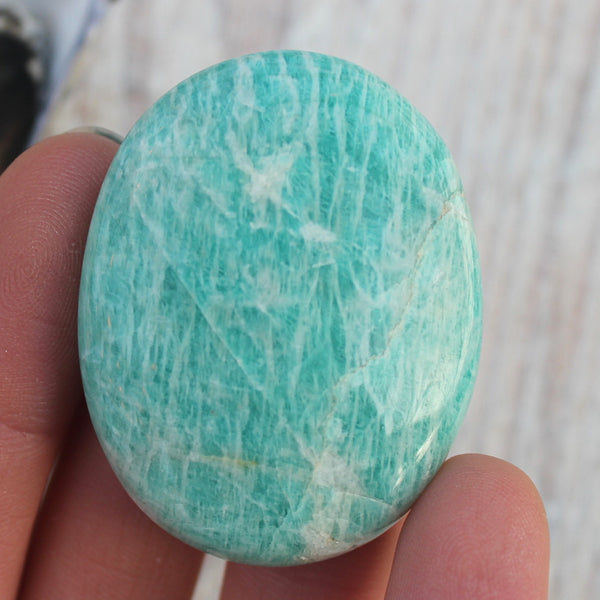 Amazonite Palm Stone