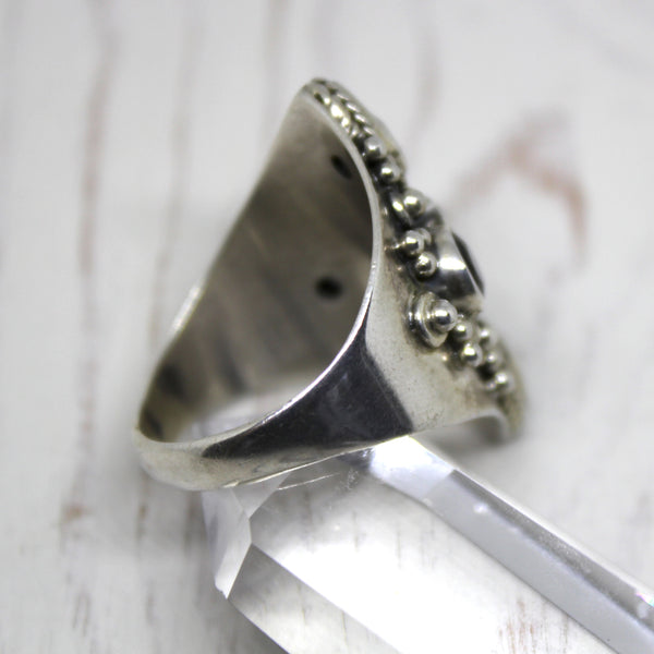 Sterling Silver and Iolite Ring