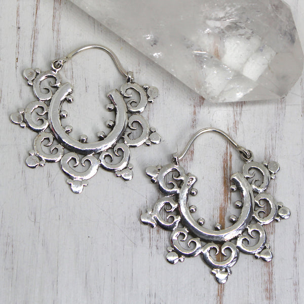 925 Silver 'Prafula' Earrings