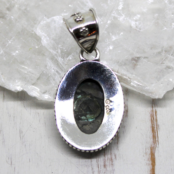 925 Silver and Turquoise Pendant