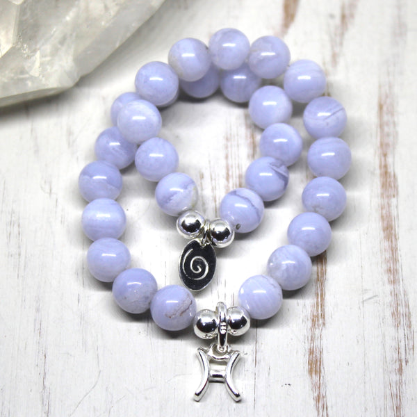 925 Silver and Semi Precious Stone Zodiac Bracelets