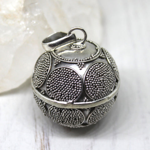 925 Sterling Silver Balinese Harmony Ball