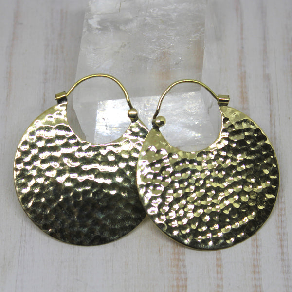 Handmade Brass 'Sourya' Earrings
