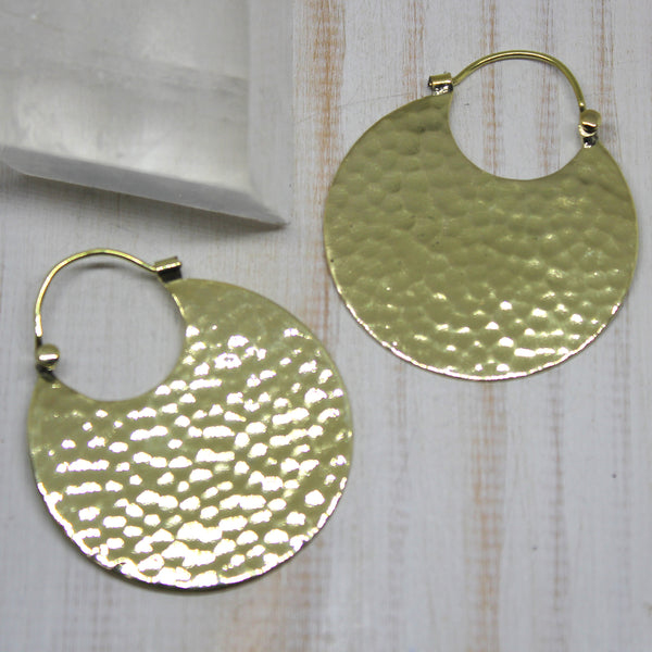 Handmade Brass 'Sourya' Earrings