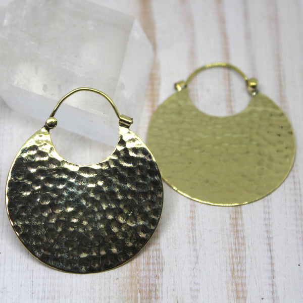 Handmade Brass 'Sourya' Earrings