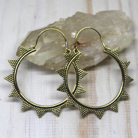 Handmade Brass 'Vihana' Earrings