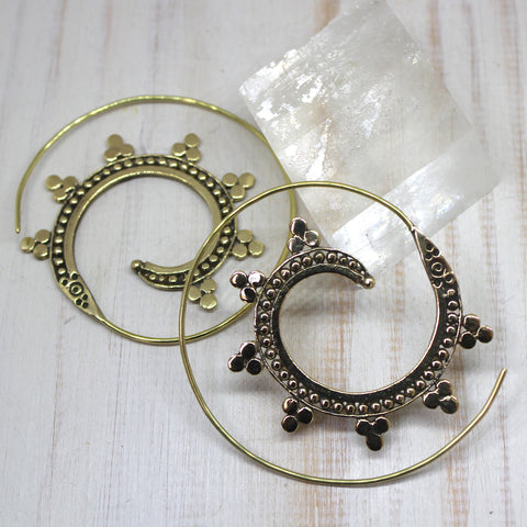 Handmade Brass 'Deepnita' Earrings