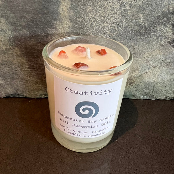 Essential Oil & Soy wax Recycled Glass 9cl Votive Candle