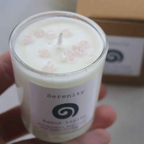 Essential Oil & Soy wax Recycled Glass 9cl Votive Candle