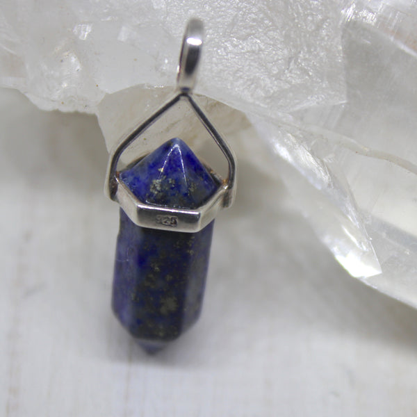 Lapis Lazuli and 925 Silver Pendant
