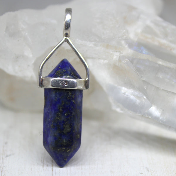 Lapis Lazuli and 925 Silver Pendant