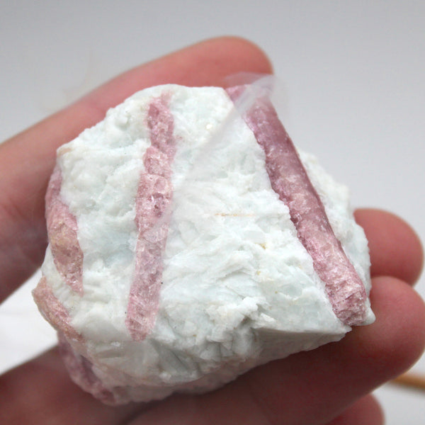 Pink Tourmaline in Quartz