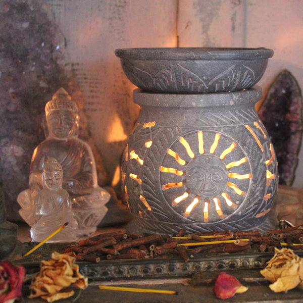 Indian Soapstone Burner