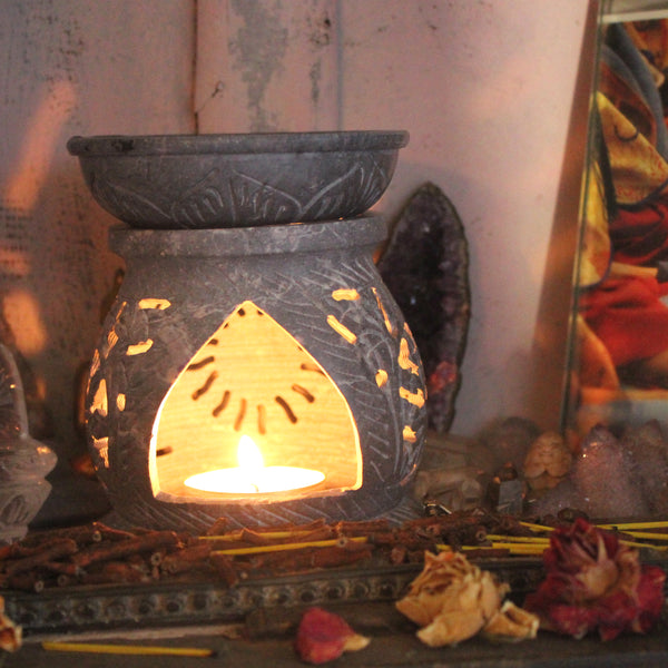 Indian Soapstone Burner