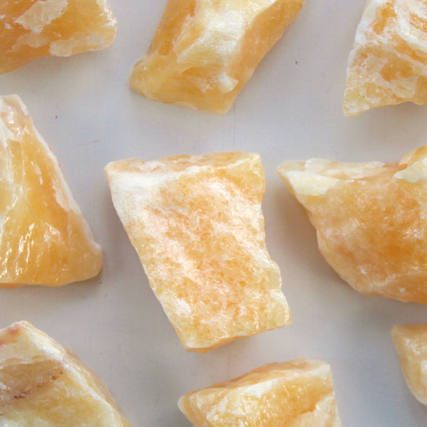 Orange Calcite Rough Chunk