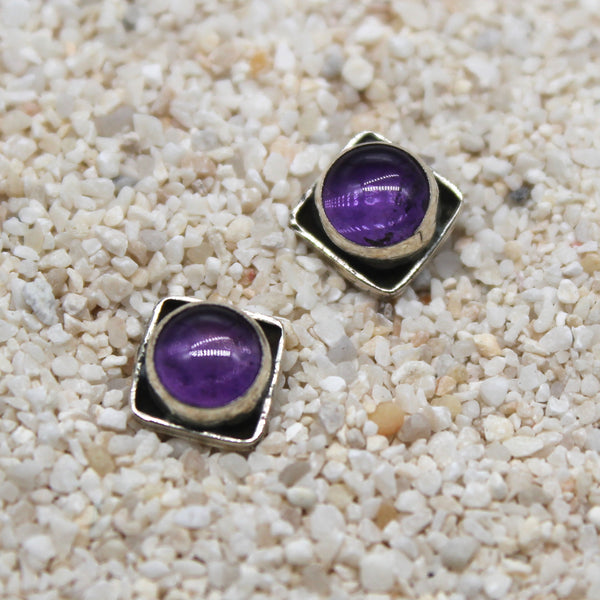 Semi-Precious and 925 Silver Studs