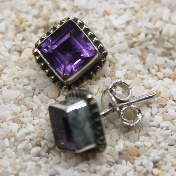 Semi-Precious and 925 Silver Studs