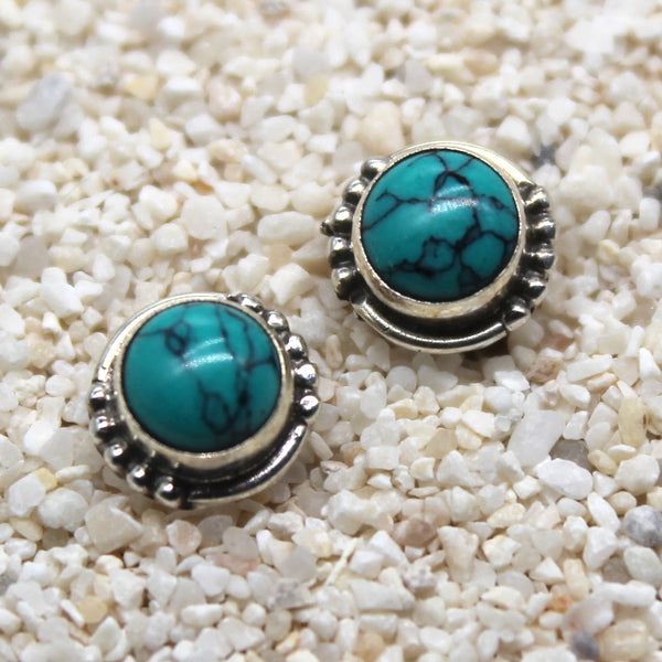 Semi-Precious and 925 Silver Studs